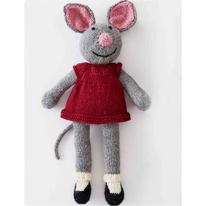 Patons Crochet Country Mouse Doll Crochet Doll made in Patons Classic Wool DK Superwash Yarn
