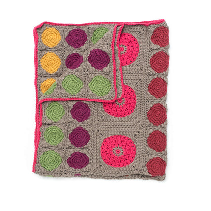 Patons Crochet Circles Afghan Single Size