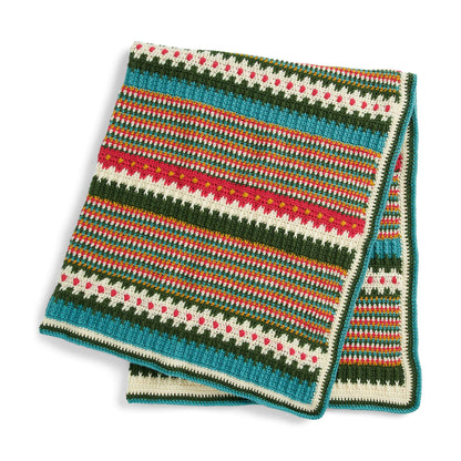 Patons Happy Holidays Crochet Blanket Single Size