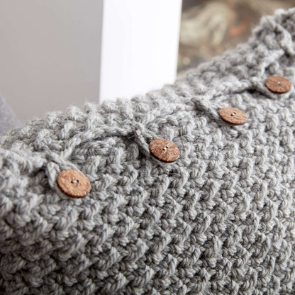 Patons Crochet Crunch Stitch Pillow Single Size