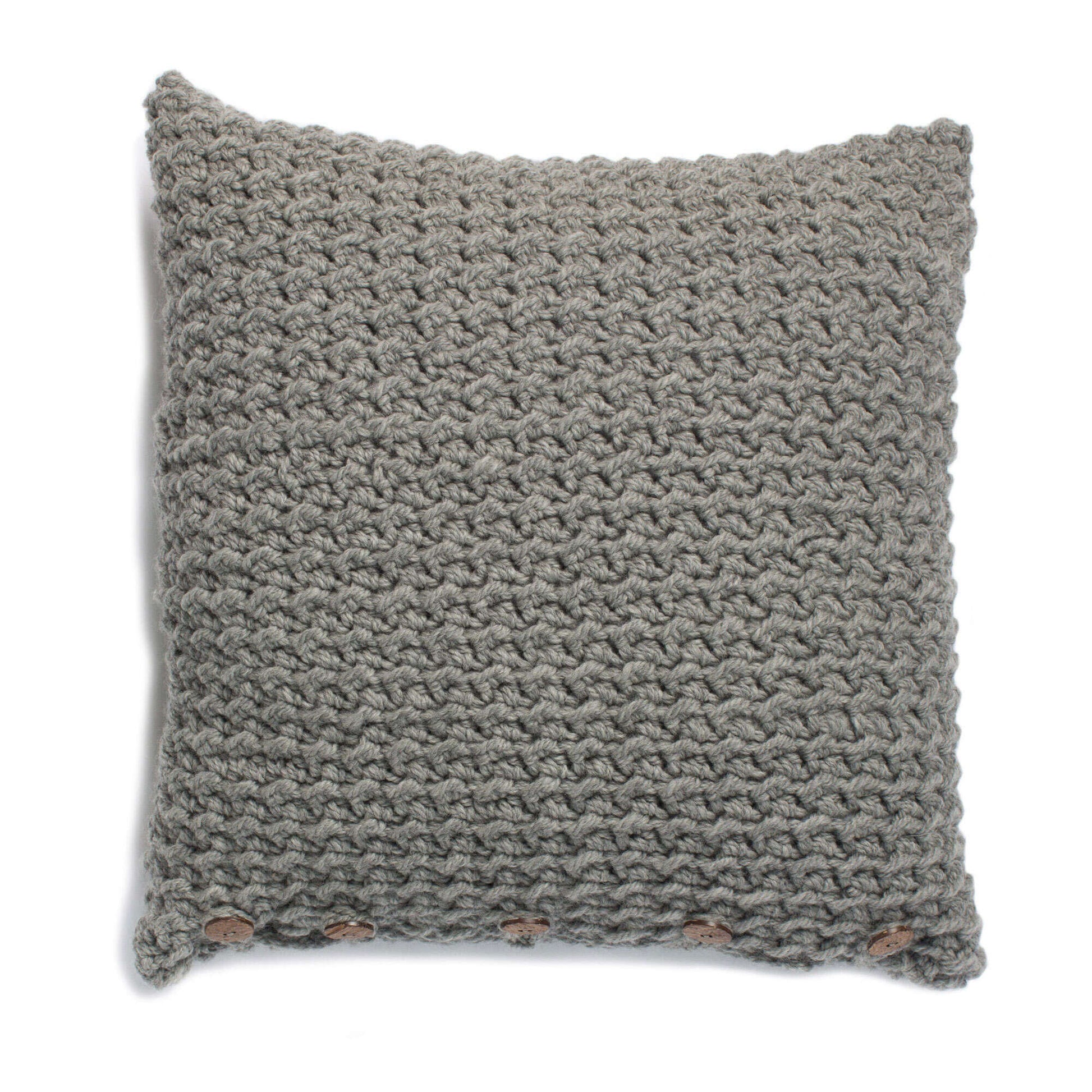 Free Patons Crochet Crunch Stitch Pillow Pattern