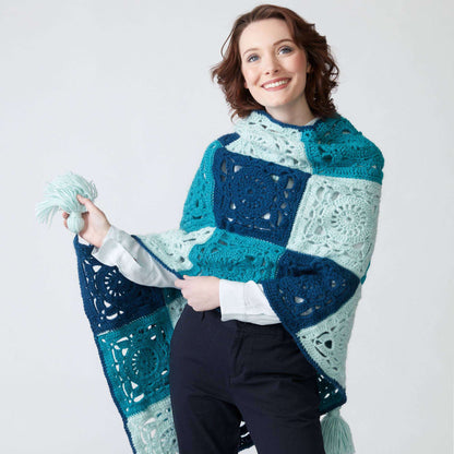 Patons Willow Crochet Shawl Single Size