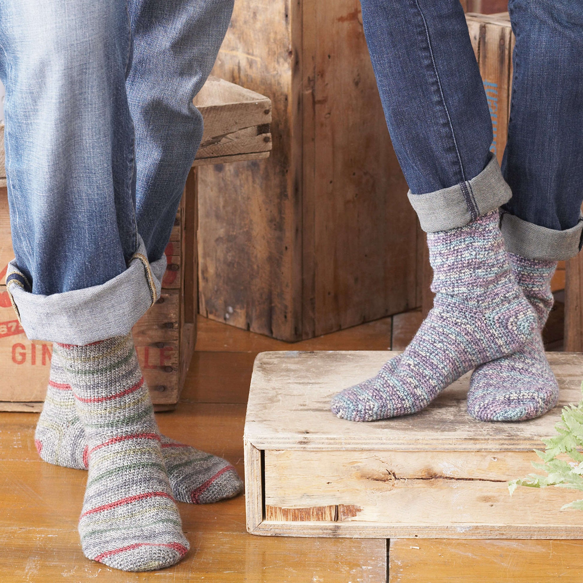 Free Patons Toe Up Socks Crochet Pattern Yarnspirations