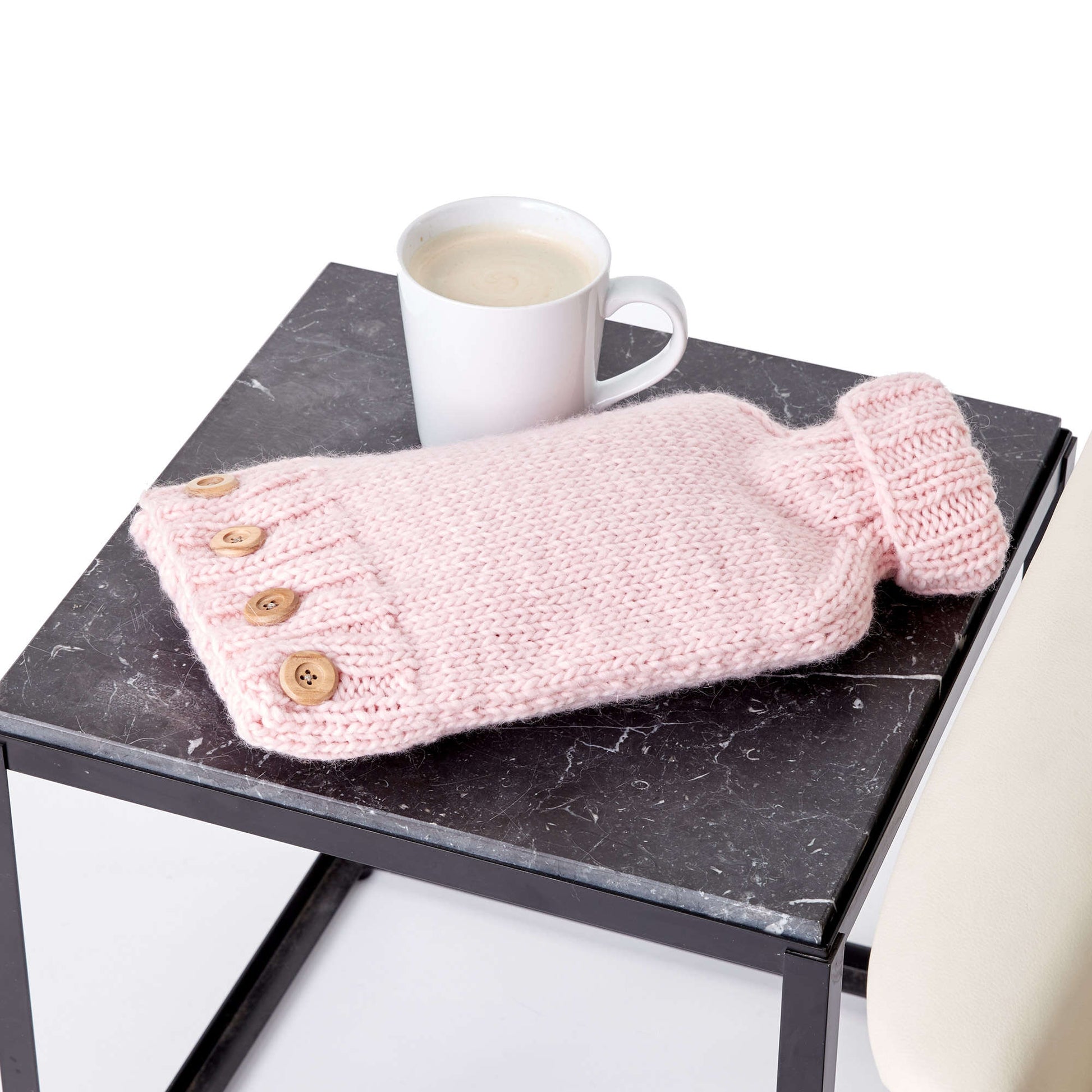 Free Patons Knit Hot Water Bottle Cover Pattern