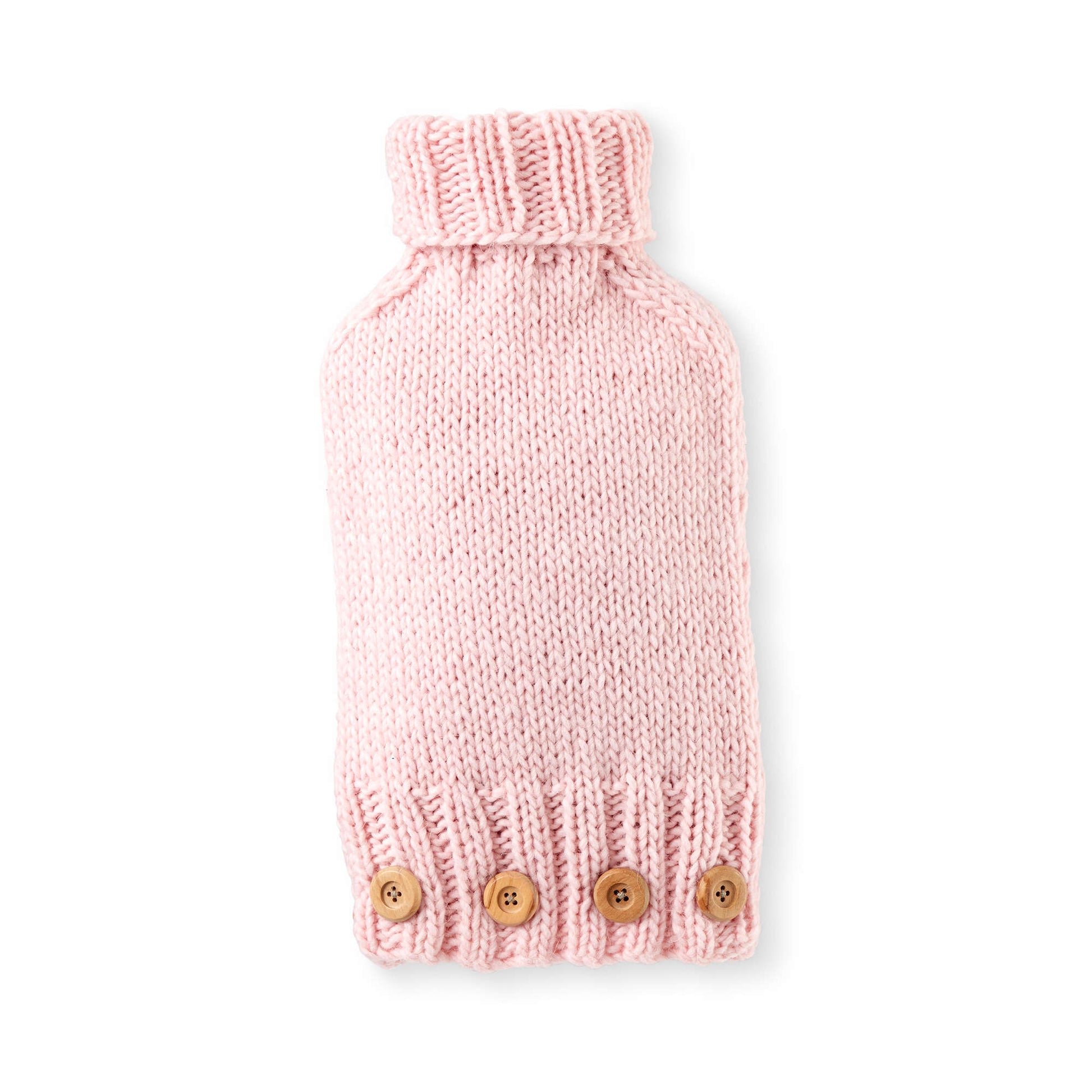 Free Patons Knit Hot Water Bottle Cover Pattern