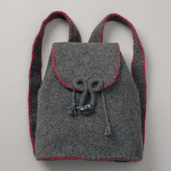 Free Easy Patons Felted Flannel Backpack Knitting Pattern  display picture 2