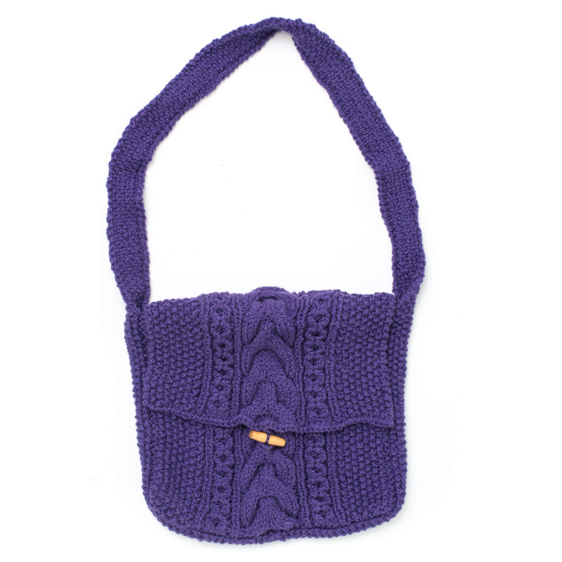 Free Patons Seed Stitch And Cables Bag Knit Pattern