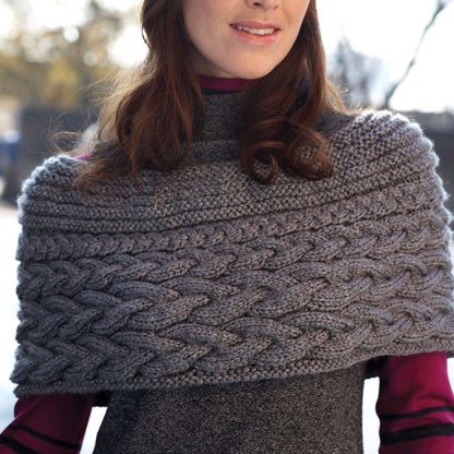 Patons Knit Shoulder Shrug 3XL-5XL