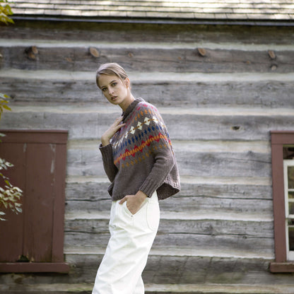 Patons Leslieville Knit Swoncho M/XL/2XL