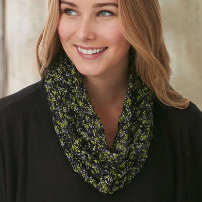 Patons Knit Little Leaf Stripe Cowl Single Size
