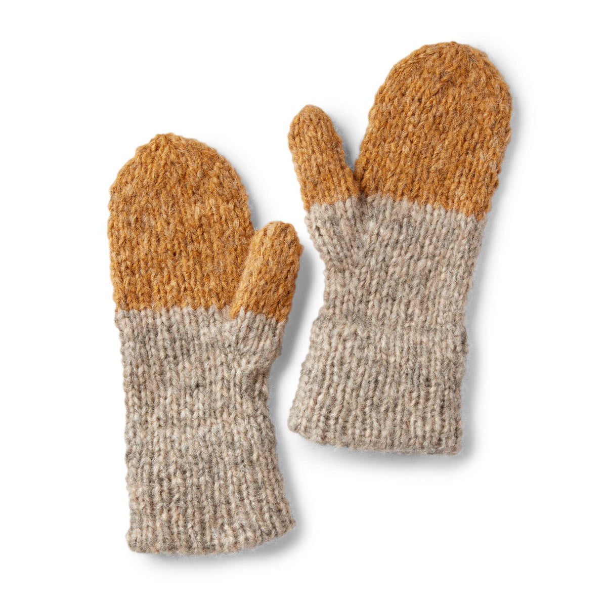 Mitten Pat Free Easy Patons Double Cuffed Mittens Knitting Pattern | Yarnspirations
