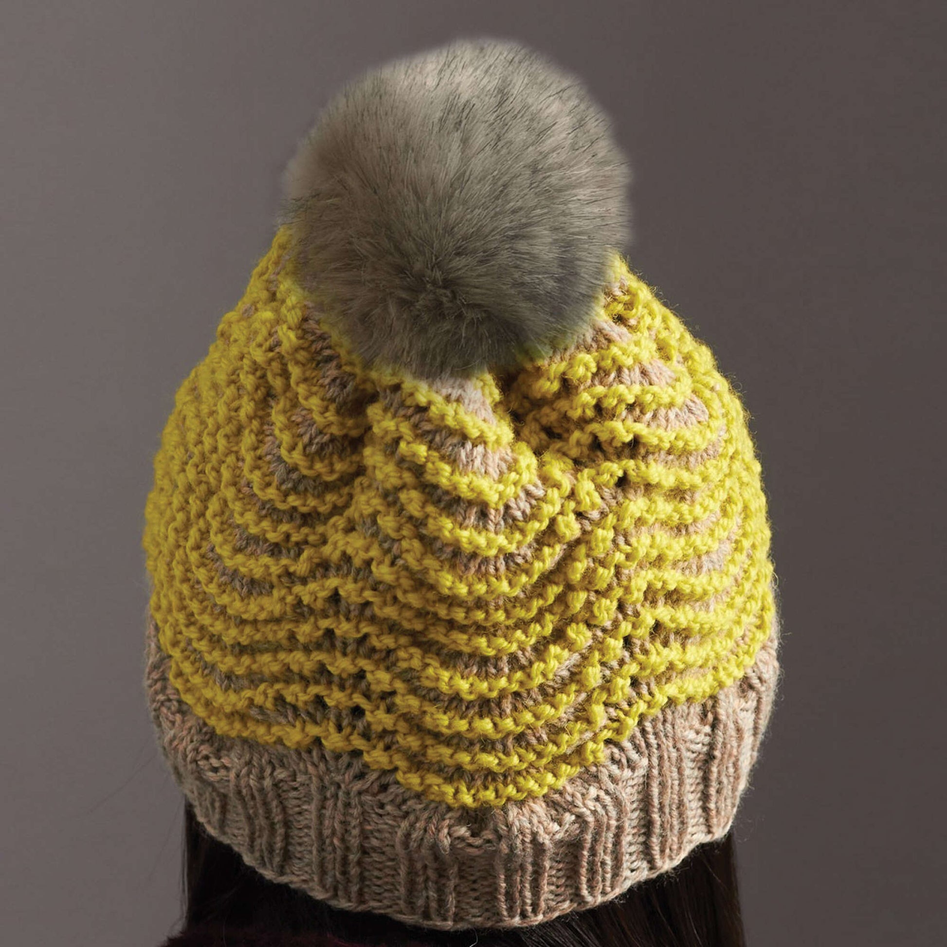 Free Patons Ripple Hat Knit Pattern