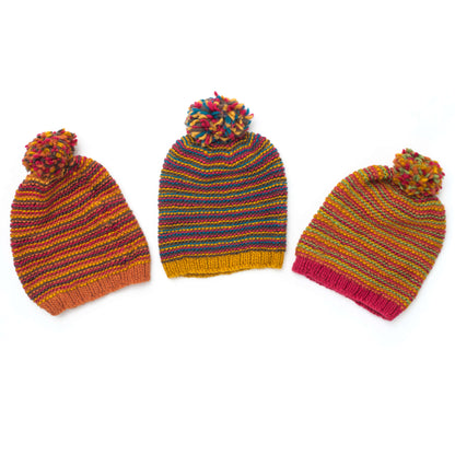 Patons Change Your Stripes Hat Knit Version 1