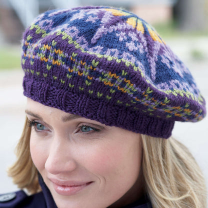 Patons Knit Fair Isle Tam Single Size