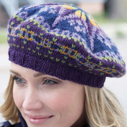 Patons Knit Fair Isle Tam Single Size