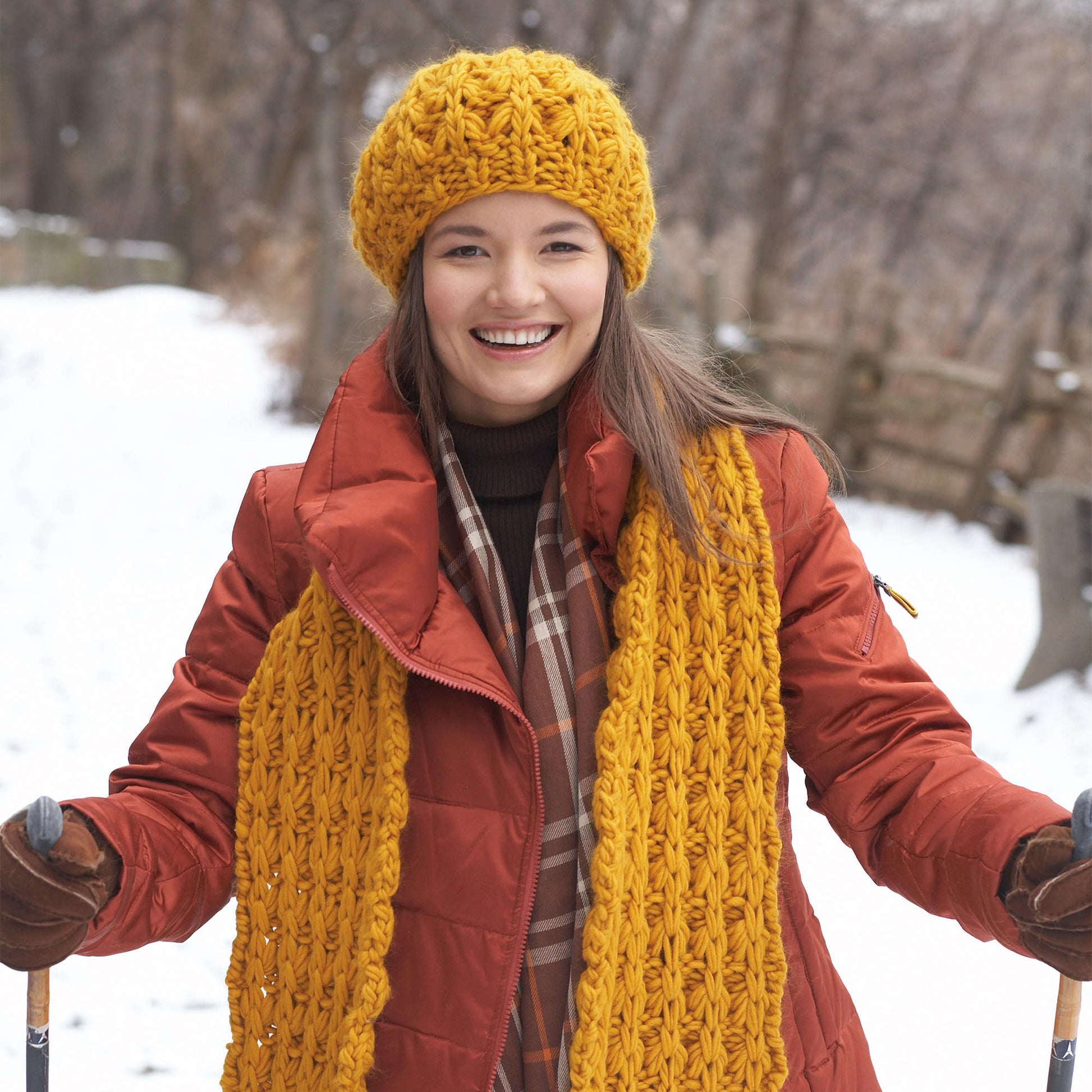 Free Patons Giant Stitch Hat And Scarf Knit Pattern
