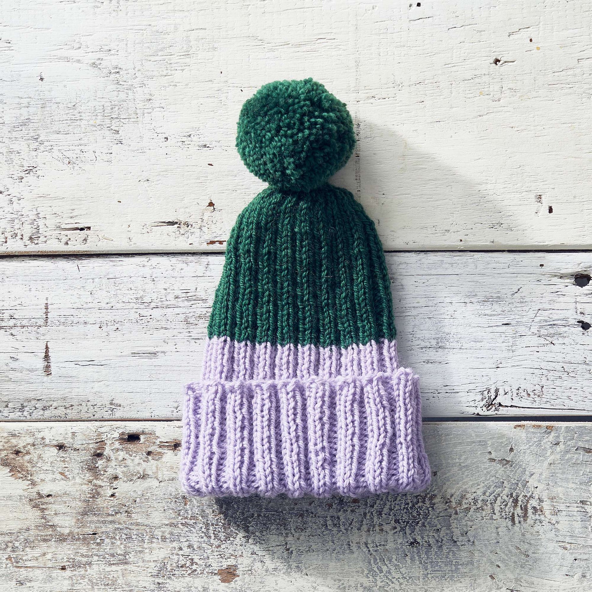 Free Stitch Club Easy Peasy Knit Hat + Tutorial Pattern