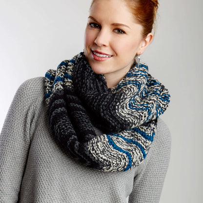 Patons Knit Infinity Waves Scarf Single Size