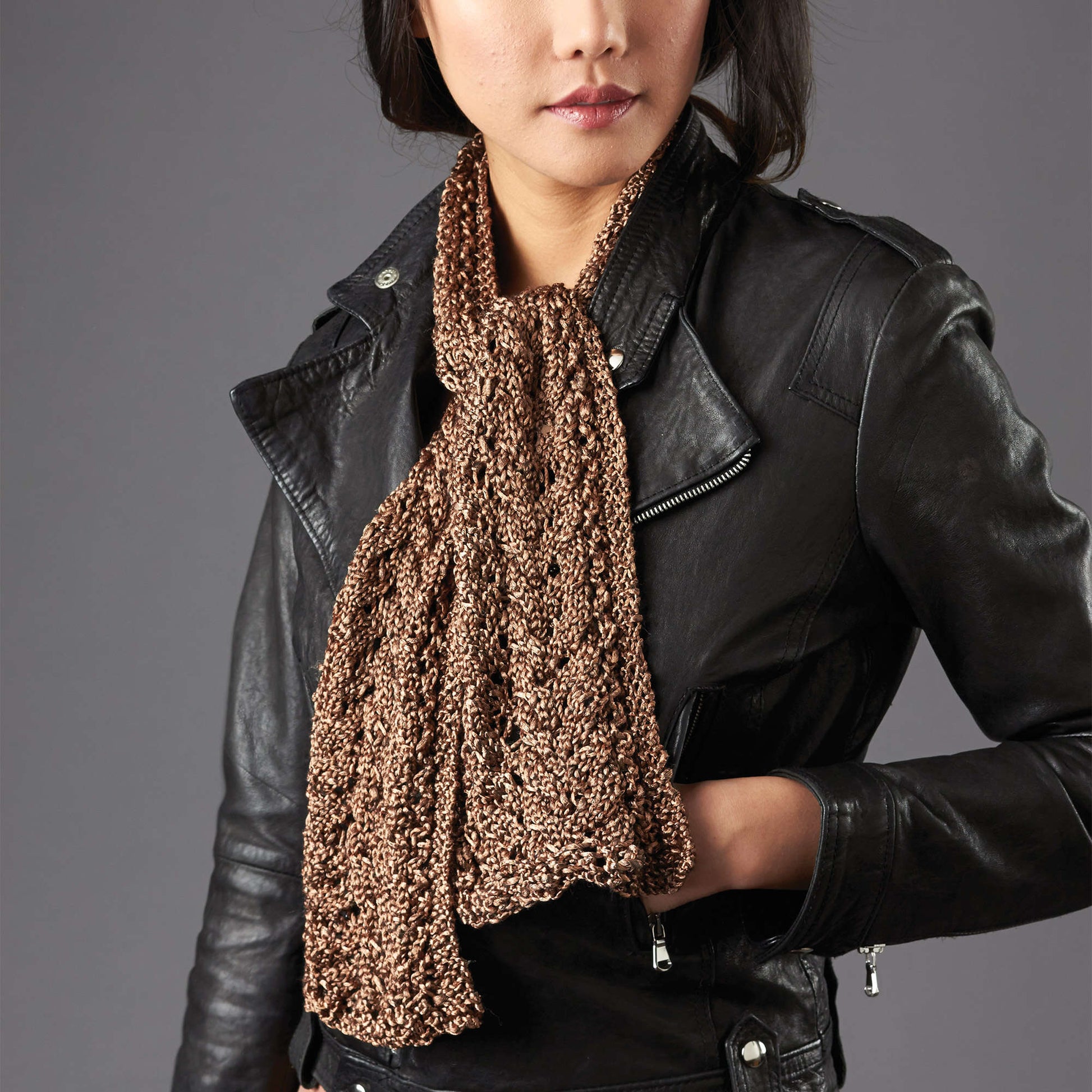 Free Patons Lace And Cable Detail Scarf Knit Pattern