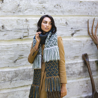 Patons Fringe Festival Knit Scarf Single Size