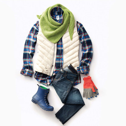 Patons Asymmetrical Knit Shawl Single Size