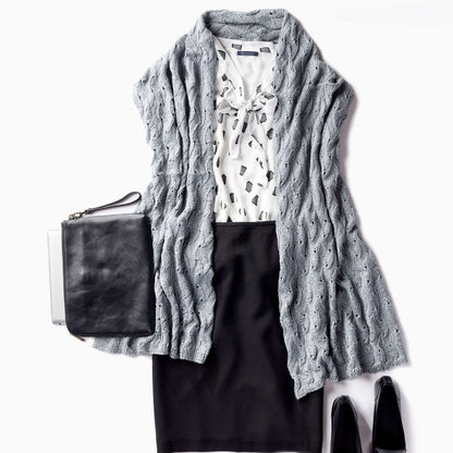 Patons Knit Elegant Lace Shawl Single Size