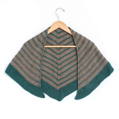 Patons Cozy Striped Kerchief Knit Single Size