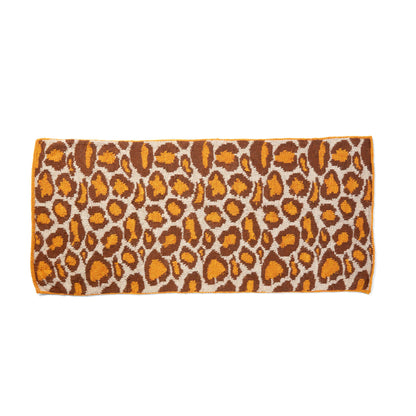 Patons Leopard Print Knit Wrap Single Size