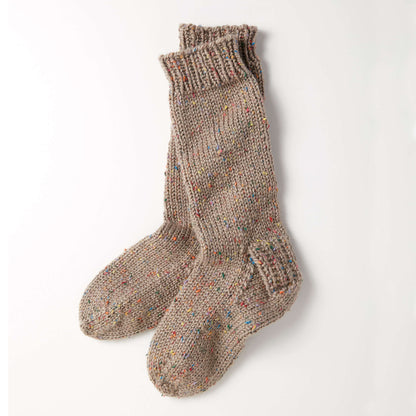 Patons Knit Slouchy Socks Womens 9-10