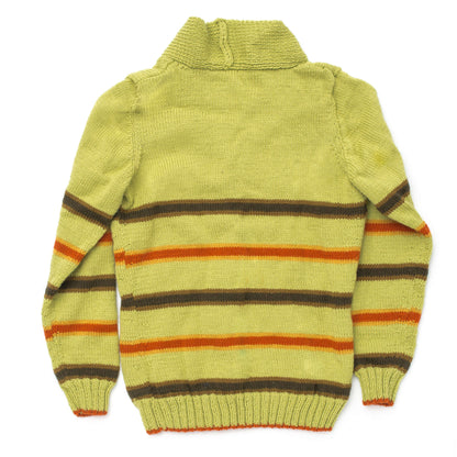 Patons Shawl Collar Striped Knit Cardigan XS/S