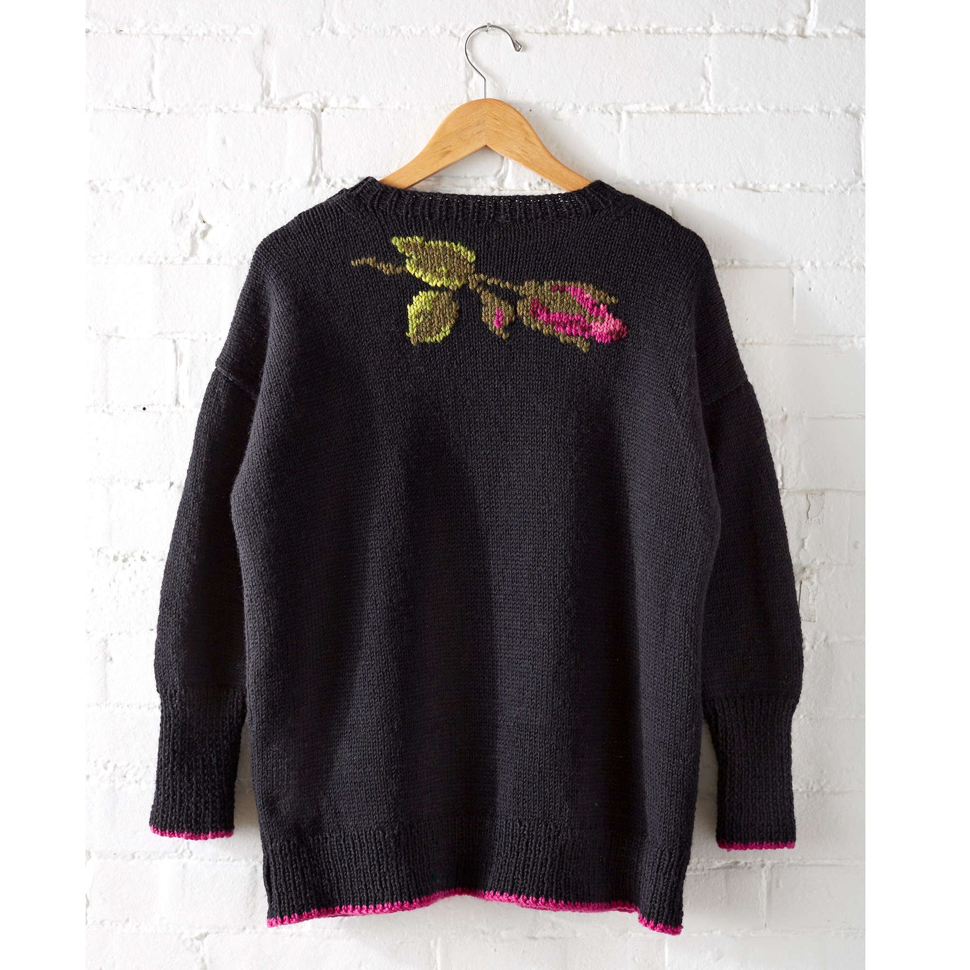 Free Patons Knit In Bloom Pullover Pattern