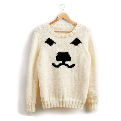 Patons Polar Bear Knit Holiday Sweater M