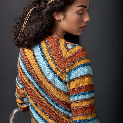 Patons Diagonal Stripes Sweater Knit XS/S