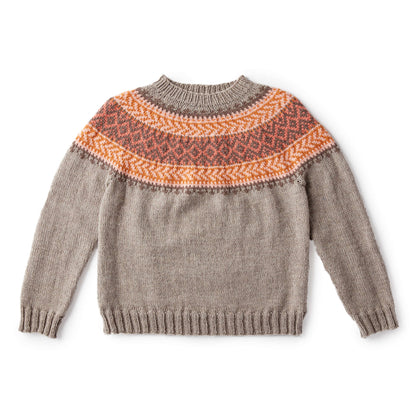 Patons Cumberland Knit Yoke Sweater Version 1