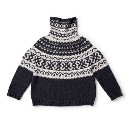 Patons Nomad Fair Isle Knit Pullover M/L