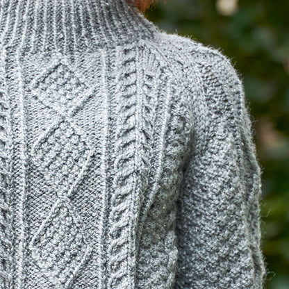 Patons My Boyfriends Cable Knit Pullover 4/5XL