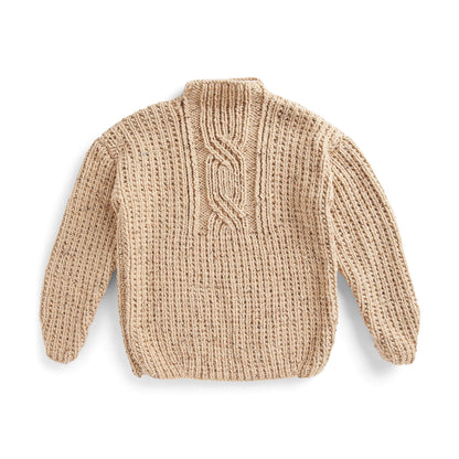 Patons Bellwoods Textures & Cables Knit Pullover L