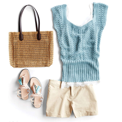 Patons Knit Lacy Top L