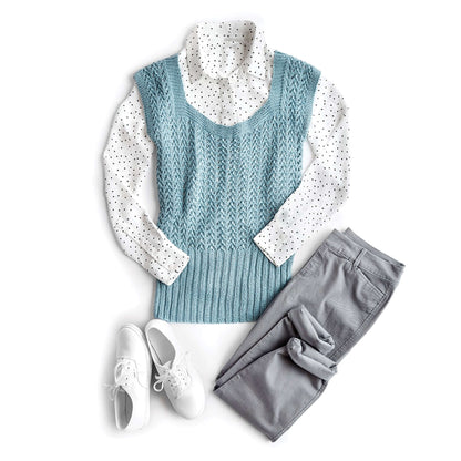 Patons Knit Lacy Top L