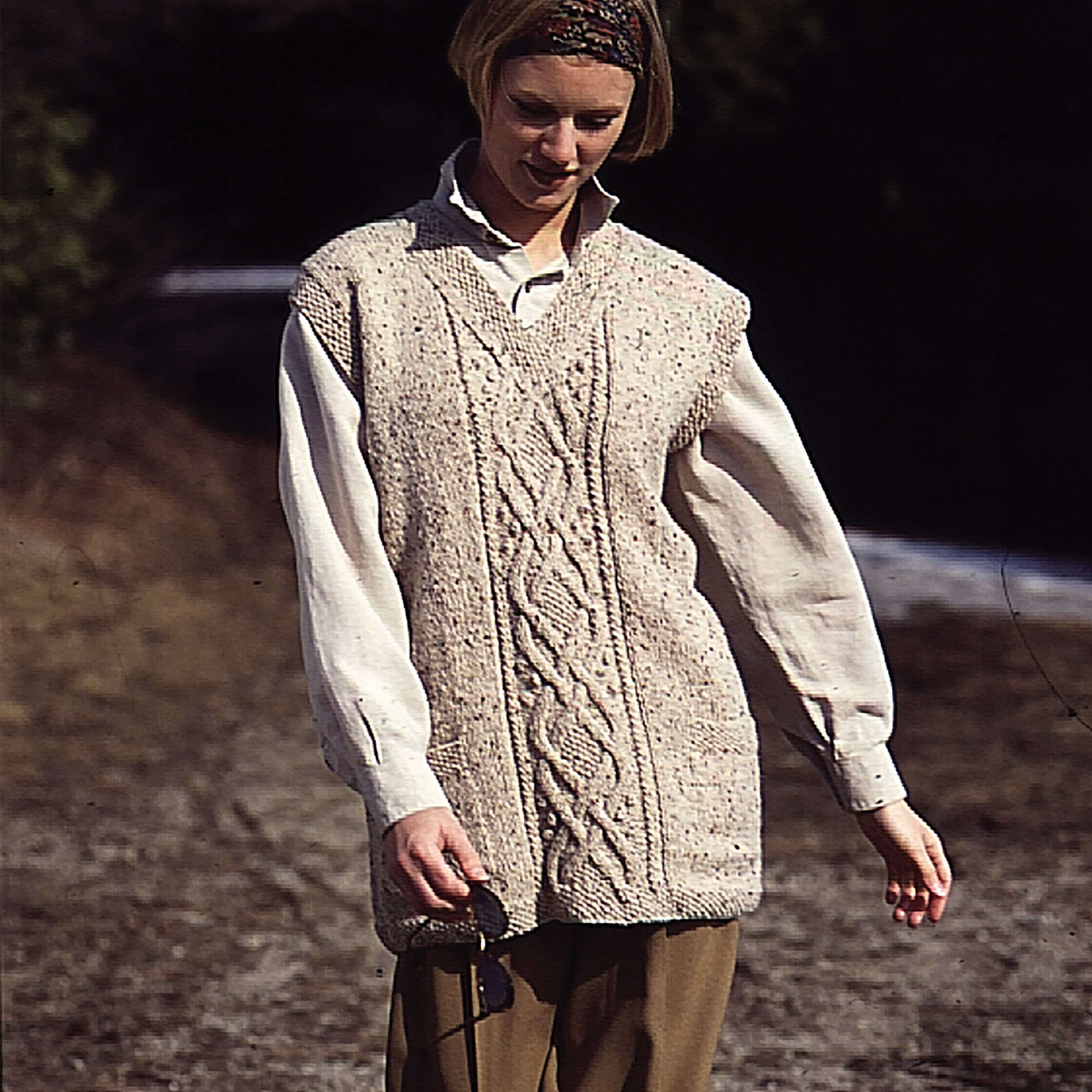 Irish Knit Sweaters Patterns with Celtic Cables
