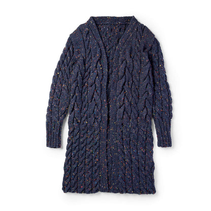 Patons Winding Ropes Knit Cable Coatigan 4XL/5XL