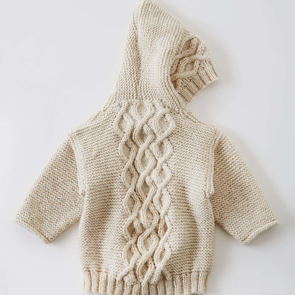 Patons Cabled Knit Cardigan Boy