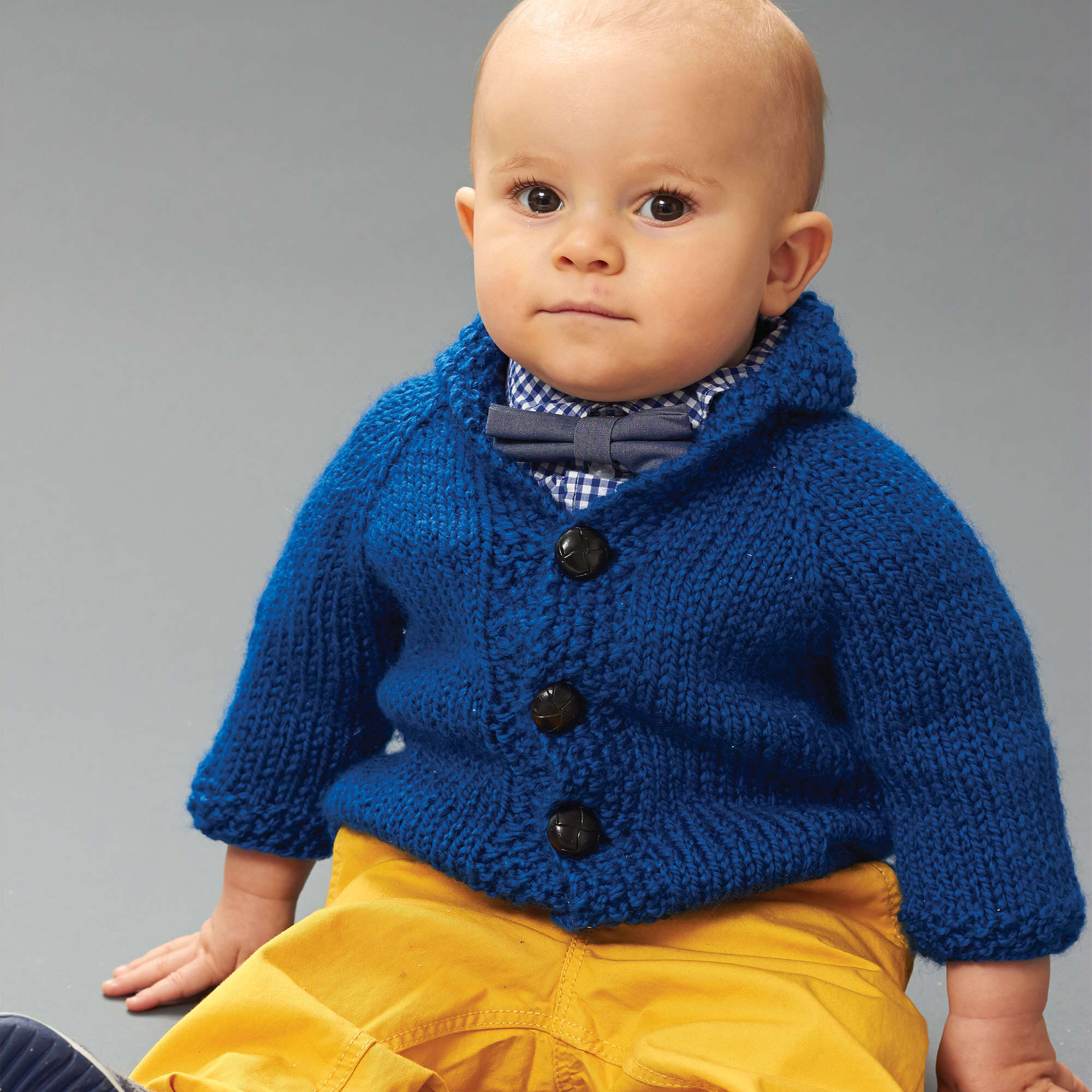 Free Patons Little Gentleman Jacket Knitting Pattern | Yarnspirations