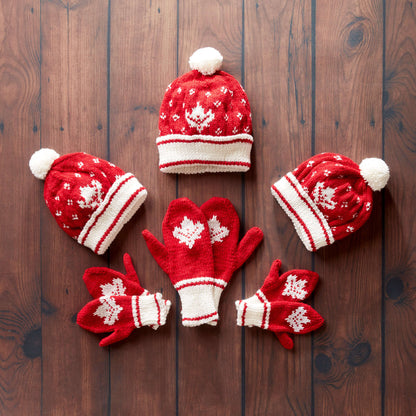 Patons Canada Knit Toque And Mittens Child 8