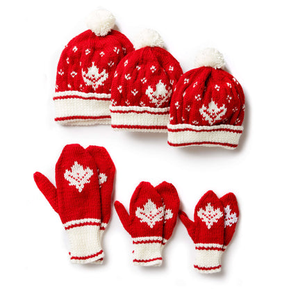Patons Canada Knit Toque And Mittens Child 8