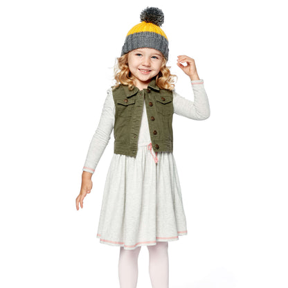 Patons Color Dip Knit Child's Hat Version 1