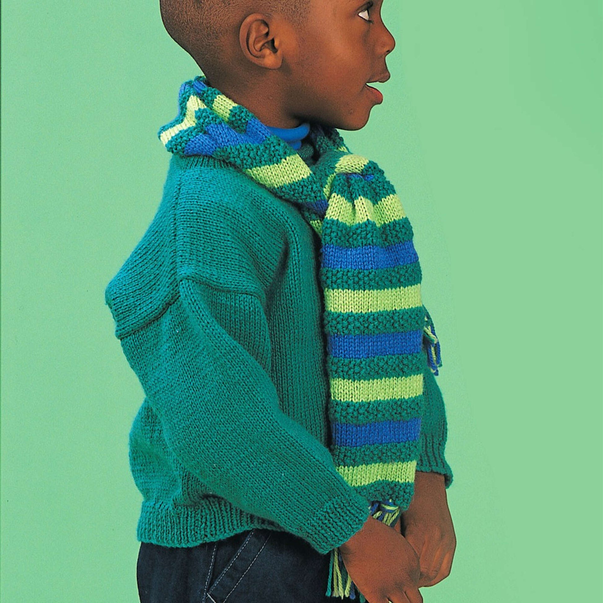 Free Patons Easy Pullover & Scarf Pattern