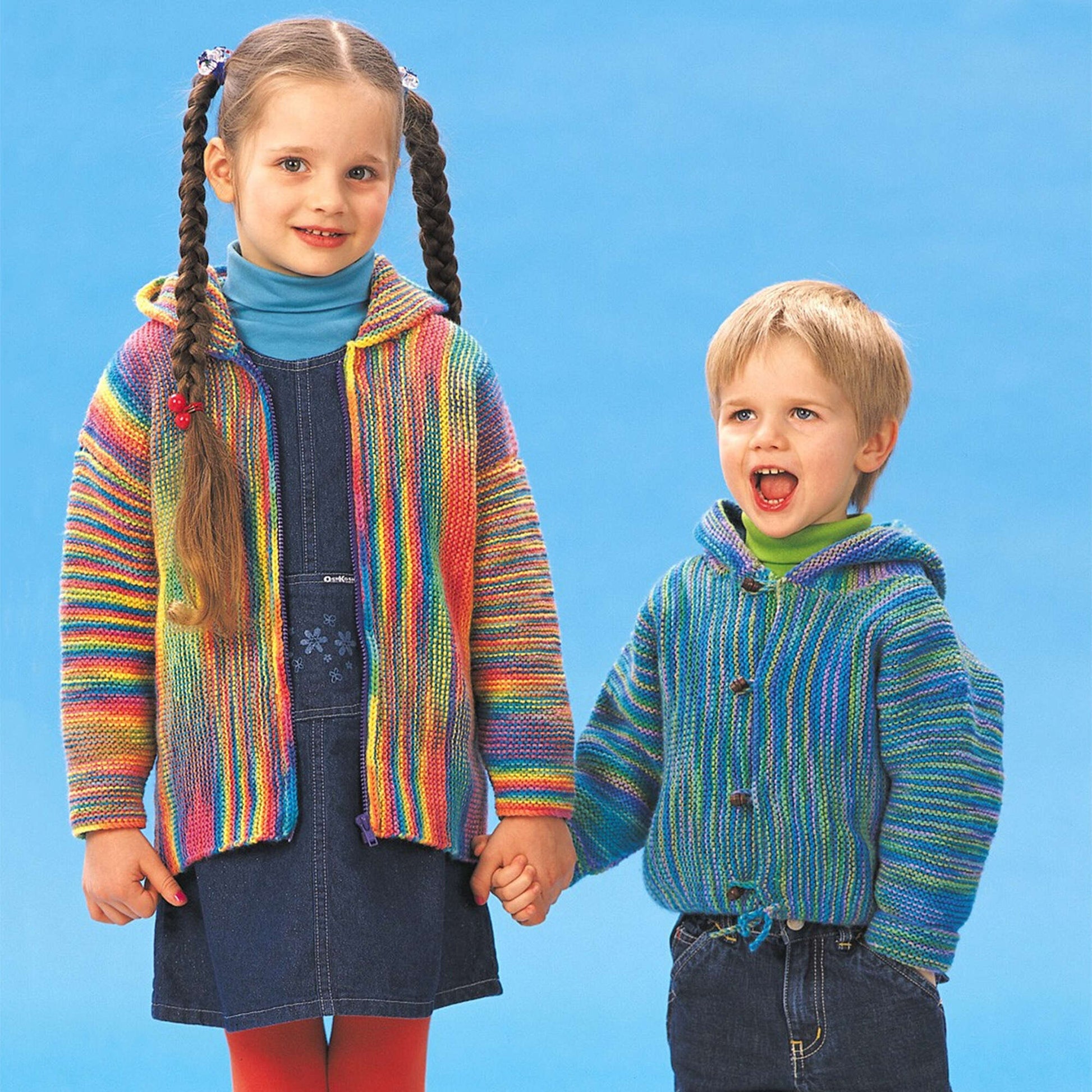 Free Patons Knit Garter Stitch Jackets Pattern