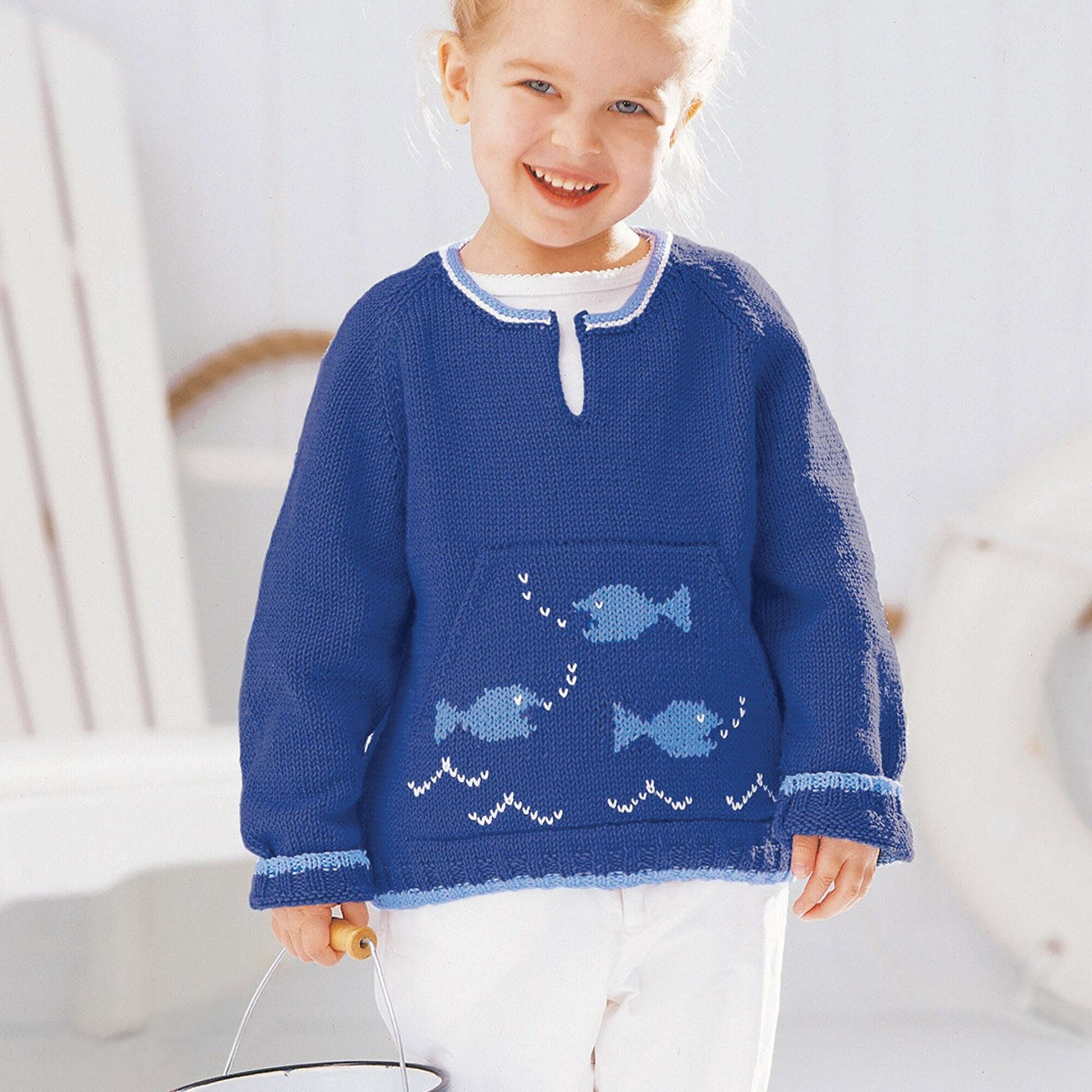 Free Patons From The Sea Pullovers Knit Pattern