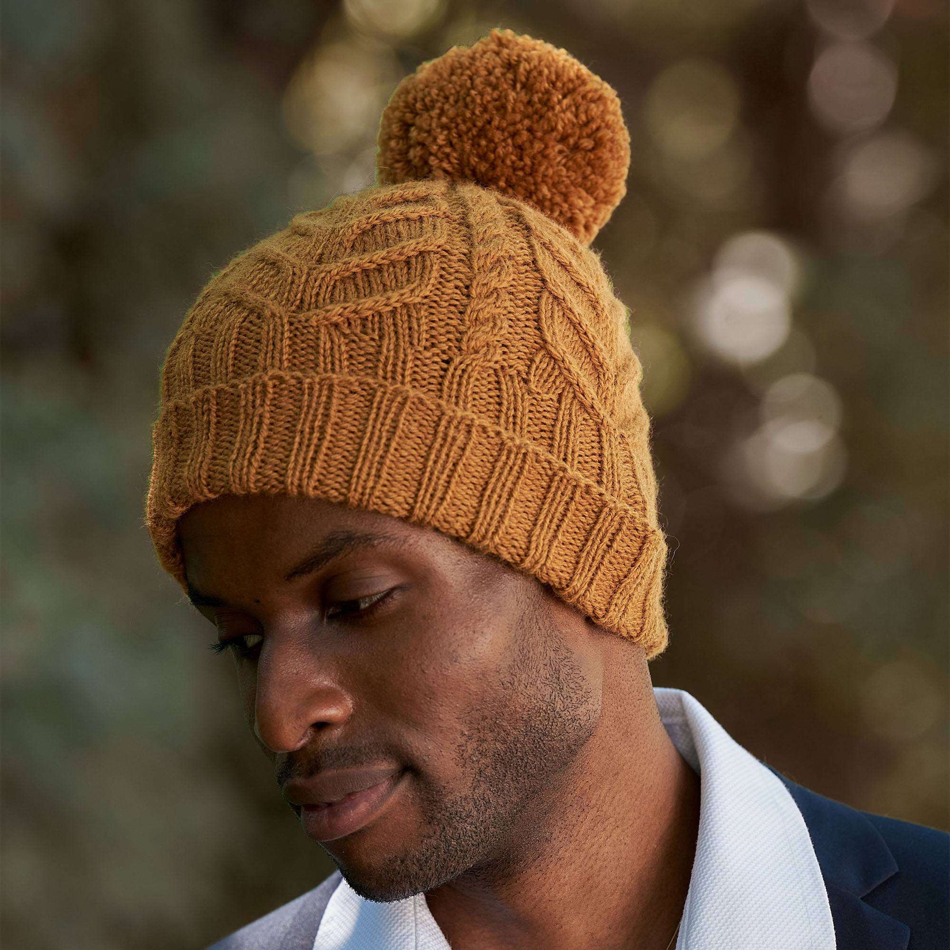 Free Patons Glendon Cable Hat Knitting Pattern Yarnspirations
